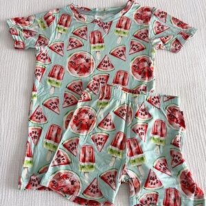 Lev Baby watermelon short set